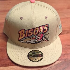 New Buffalo Bisons, New Era Fitted Baseball Hat.
